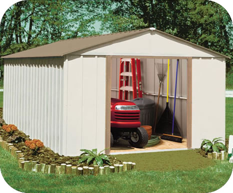 Arrow 10x14 Oakbrook Steel Storage Shed Kit Arrow 10x14 Oakbrook Steel Storage Shed Kit