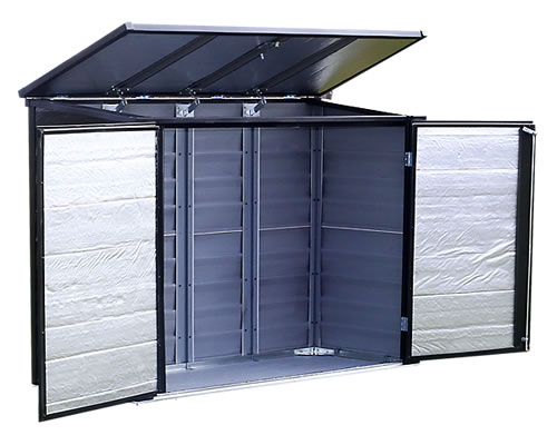 Arrow 6x3 Versa-Shed Locking Horizontal Shed Kit - Onyx Arrow 6x3 Versa-Shed Locking Horizontal Shed Kit - Onyx
