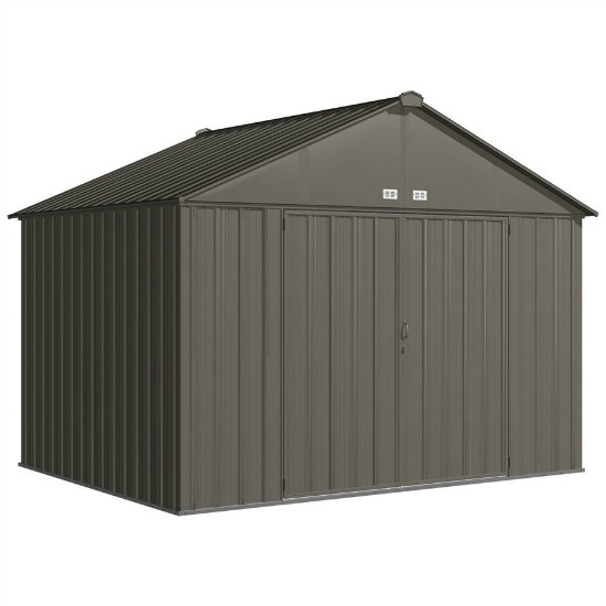 Arrow 10x8 Ezee Storage Shed Kit - Charcoal Arrow 10x8 Ezee Storage Shed Kit - Charcoal
