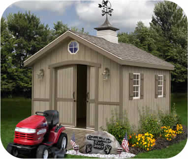 Cambridge 10x16 Wood Storage Shed Kit Cambridge 10x16 Wood Storage Shed Kit