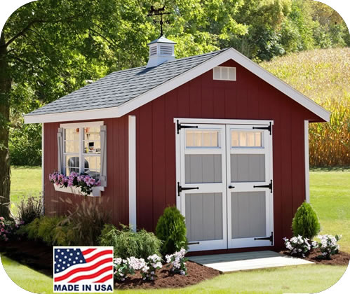 EZ-Fit Homestead 10x12 Wood Storage Shed Kit EZ-Fit Homestead 10x12 Wood Storage Shed Kit