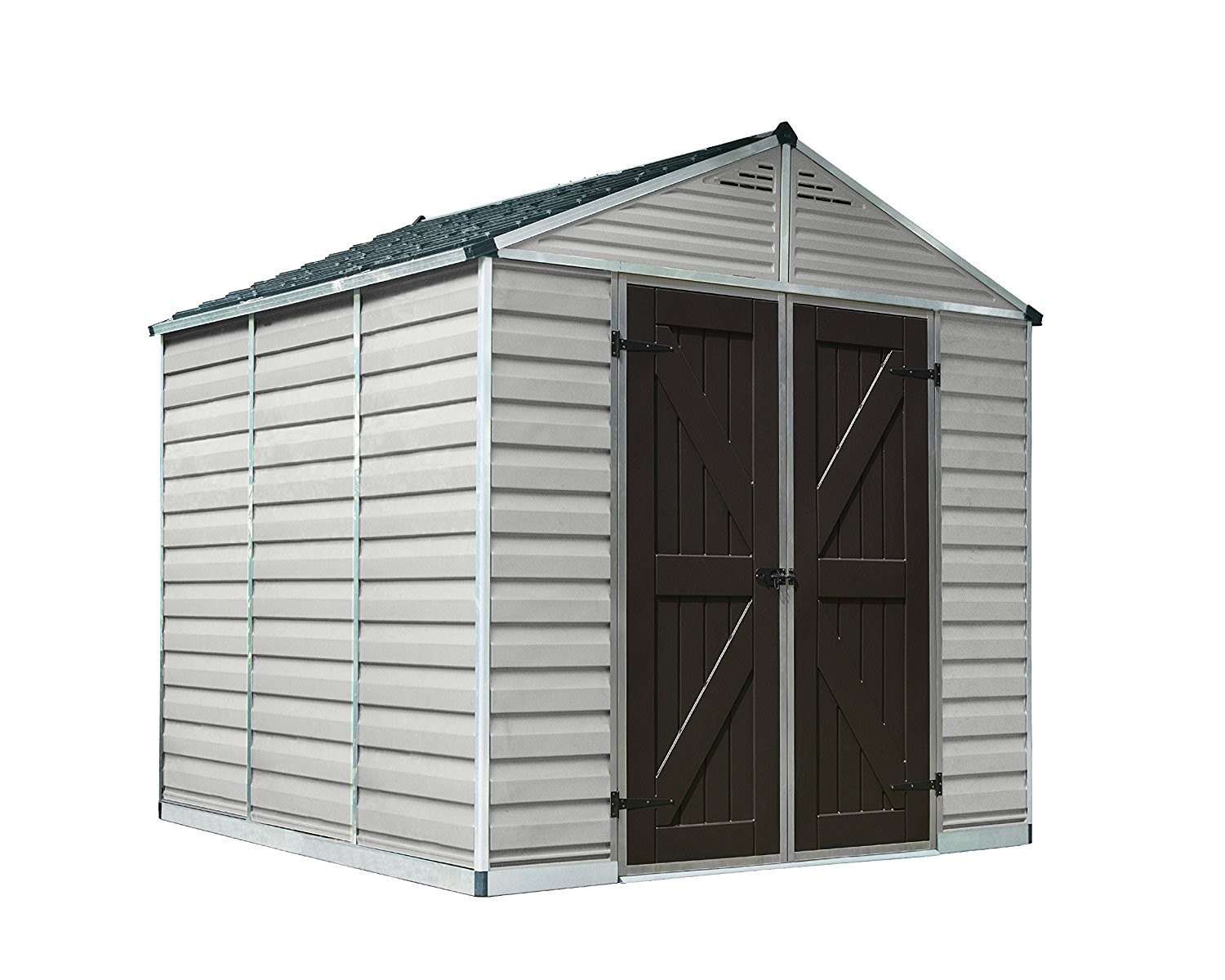 Palram 8x8 Skylight Storage Shed Kit - Tan Palram 8x8 Skylight Storage Shed Kit - Tan