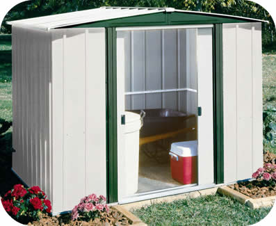 Arrow 6x5 Hamlet Metal Storage Shed Kit Arrow 6x5 Hamlet Metal Storage Shed Kit