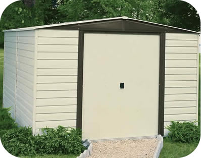 Arrow 8x6 Vinyl Dallas Storage Shed Kit Arrow 8x6 Vinyl Dallas Storage Shed Kit